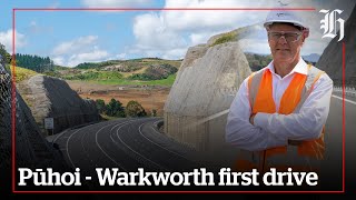 What it’s like to drive the new 880 million Pūhoi to Warkworth motorway  nzheraldconz [upl. by Jany471]