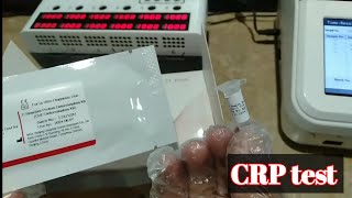 CRP C reactive protein test using Diagreat machine [upl. by Feune]