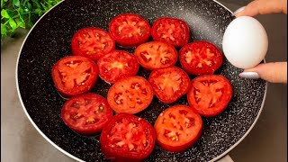 1 tomato with 3 eggs  quick breakfast in just 5 minutes Simple and delicious recipes😋 [upl. by Willner]