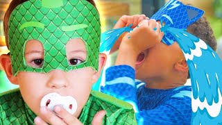 PJ Masks Español Latino 🍼 ¿Quién cuida a los bebés 🍼 Dibujos Animados [upl. by Nyrual]