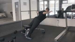 Shoulder Mobility Exercises Ys Ts Ws While Lying on Bench [upl. by Gulgee561]