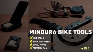 Minoura Bike tools multifungsi  Bisa jadi standar sepeda [upl. by Notgnirrab]