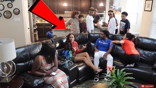 CAUGHT KSSING JALIYAH PRANK ON FUNNYMIKE [upl. by Iman]