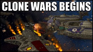 The Breakout of the CLONE WARS  Star Wars EAW Fall of the Republic 1 [upl. by Randee]