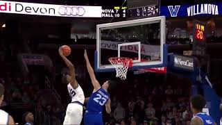 Villanova vs Seton Hall Basketball Mikal Bridges insane dunk [upl. by Charline962]