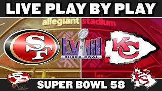 49ers vs Chiefs Super Bowl Live Play by Play amp Reaction [upl. by Leitnahs]