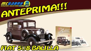 MODELLINO FIAT 508 BALILLA HACHETTE ANTEPRIMAMODELLISMO EDICOLA [upl. by Kcirdlek]