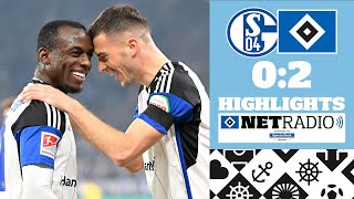 quotDER HSV IST EISKALTquot  FC Schalke 04 vs HSV  Highlights im HSVnetradio [upl. by Eiramave]