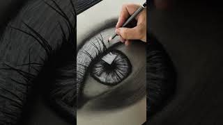 ASMR  Eye Drawing using CHARCOAL [upl. by Andreas]