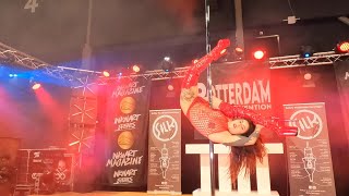 polesque pole dancing and contortionist act by performer Angelica Vasta  Rotterdam [upl. by Nitsid645]