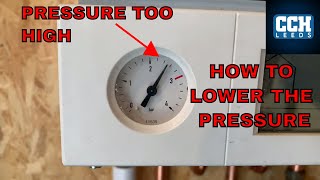 Combi Boiler Too Much Pressure  How to reduce the water pressure  Central Heating [upl. by Jennie]