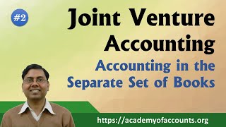 2 Joint Venture Accounting  Journal Entries  Separate Set of Books [upl. by Dyoll318]