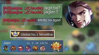 CLAUDE ASKS FOR MERCY WHEN HE REALIZES IM LEGIT JAGLER  BEST MINSITTHAR TANK BUILD  GAMEPLAY 95 [upl. by Sudaorb983]