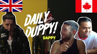 CANADIANS REACT TO UK RAP  Dappy  Daily Duppy  GRM Daily [upl. by Trojan]