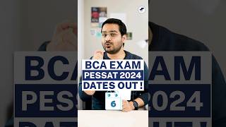 💥PES University BCA Admissions Alert🤩 PESSAT 2024 Exam Dates Out shorts bca admissions viral [upl. by Gough436]