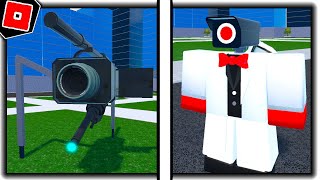 How to get ELITE CAMERAMAN  STRIDER MORPHS in SUPER TOILET BRAWL  Roblox [upl. by Standing206]