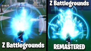 Z Battlegrounds vs Z Battlegrounds REMASTERED  Roblox [upl. by Eaton]