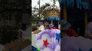 The Krewe of Pontchartrain Mardi Gras Parade 2024 Fun video coming soon mardigras fun shorts [upl. by Lenra]