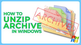 Unzipping Files in Windows Quick and Easy Guide [upl. by Scheld]