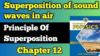 Superposition of sound waves and principle of superposition chapter 12 class 11 New physics book [upl. by Uriia]