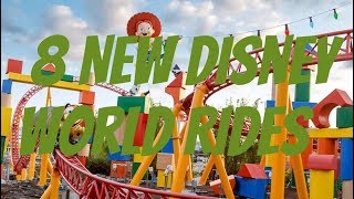 Top 8 New Rides Coming to Disney World Soon [upl. by Ilenay]