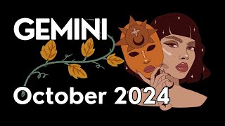 Gemini October 2024 Monthly Tarot Reading [upl. by Stanwin985]