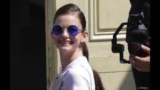 Mackenzie Foy  Paris 3 july 2018 Fashion Week show Chanel  juillet PFW [upl. by Ynnal]