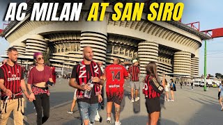 Milan San Siro Stadium  Europes Largest Stadium [upl. by Mintun]