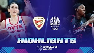 DVTK HUNTherm v ESBVA  QuarterFinals  Highlights  EuroLeague Women 202324 [upl. by Atsilac130]