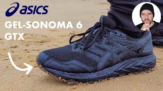 Asics GelSonoma 6 Gtx  Waterproof Trail Running Shoes [upl. by Flodur357]