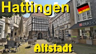 Hattingen  👍Historische Altstadt Hattingen🏡 Ein kleiner Lauf durch die Stadt Germany City Walk [upl. by Azar171]