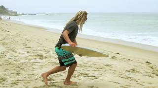 HOW TO SKIMBOARD W World Champion Skimboarder Austin Keen  One Step Drop [upl. by Nnylahs]