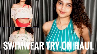 Try On for real Bikini amp Monokini haul 2020 ftCupshe  Shruti Amin [upl. by Lenrow]