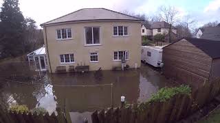 Flooding in Cwmbran and surrounding arears [upl. by Ainomar]