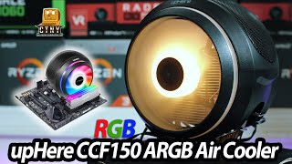 upHere CCF150 ARGB CPU Air Cooler Unboxing amp Installation [upl. by Niawat174]