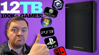 KinHanks 12TB HDD has almost EVERY retro game EVER  Zu reviews [upl. by Yruoc824]