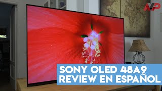 Review OLED Sony A9 una experiencia de cine en 48 pulgadas [upl. by Olimreh559]