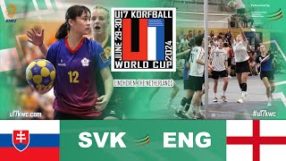 U17 Korfball World Cup 2024  Slovakia  England [upl. by Alvar603]