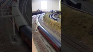 100 MPH Scale Speed Deltic pulls 16 Coaches [upl. by Dora279]