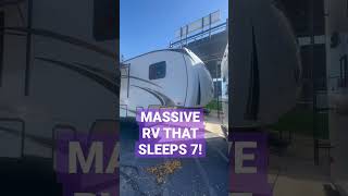 👀 YOU HAVE TO SEE THIS MASSIVE RV shorts fifthwheel rv [upl. by Moncear]