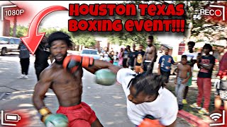 HOUSTON TEXAS BOXING EVENT MUST WATCH [upl. by Nadaha381]