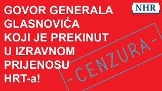 GOVOR ŽELJKA GLASNOVIĆA PREKINUT u izravnom prijenosu HRTa 07022019 [upl. by Reggy]