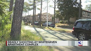 Police investigate fatal shooting at Whitehaven apartments [upl. by Nirik]