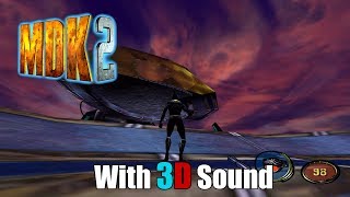 MDK 2 with EAX amp 3D spatial sound OpenAL Soft HRTF audio [upl. by Aanas154]