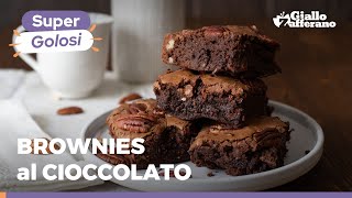 BROWNIES al CIOCCOLATO 🍫 SUPER GOLOSI – Non potrai più farne a meno 😋😋😋 [upl. by Canty]