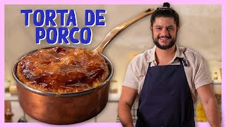 TORTA DE POTE COM PORCO E REQUEIJÃO  Mohamad Hindi [upl. by Arbba]