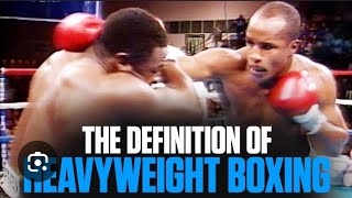 Michael Moorer vs Bert Cooper Slugfest amp Knockout [upl. by Aihsia]