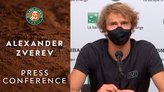 Alexander Zverev quotI was sweating through my shoesquot  US Open 2020 Press Conference [upl. by Lindblad192]