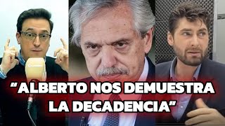 Alberto y otros políticos demuestran que Argentina está TAPADA EN CACA socialmente [upl. by Enrobialc245]