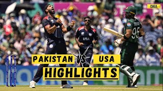 Pakistan Vs USA Highlights USA Won By 5 Runs In Super Over Against Pakistan I T20 World Cup 2024 [upl. by Koy]